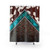 Western Cowhide and Tooled Leather Shower Curtain