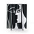 Black and White Faces Vector Art Shower Curtains