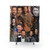 Glen Powell Collage Shower Curtains