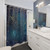 Star Map Shower Curtain with Cosmic City Lights Design