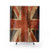 Distressed Union Jack Shower Curtains - Weathered UK Flag Design