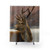 Autumnal Stag Shower Curtain with Rustic Forest Design
