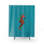 Crayon Ponyfish Shower Curtains - Wes Anderson Inspired Bathroom Decor