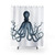 Vintage Octopus Shower Curtain with Kraken Artwork