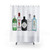 Gin Bottles Illustration Shower Curtains