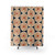 Retro Midcentury Modern Shower Curtains with Atomic Dot Pattern