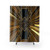 Geometric Design Shower Curtains - Art Deco Nouveau Black and Gold