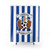 Kilmarnock FC Logo Striped Shower Curtain
