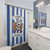Kilmarnock FC Logo Striped Shower Curtain