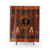 Southwest Buffalo Leather Shower Curtains