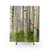 Autumn Birch Forest Fox Shower Curtain