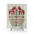 Scandinavian Dala Horse Shower Curtain