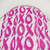 Pink XOXO Print Shower Curtain