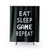Eat Sleep Game Repeat Video Game Shower Curtains