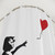Banksy Girl with Balloon Shower Curtains