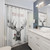 Merry Christmas Moose Shower Curtains