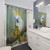 White Cockatoo Shower Curtain with Gum Tree and Flowers