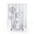 Dandelion-patterned Shower Curtain