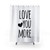Love You More Quote Shower Curtains