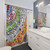 Colorful Gaudi-Inspired Mosaic Shower Curtains