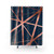 Navy & Rose Gold Luxe Geometric Shower Curtains