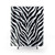 Realistic Zebra Print Shower Curtain