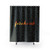 Fireheart Shower Curtains with Quoted Design