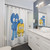 Four & X Themed Shower Curtain