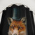Dapper Victorian Fox Shower Curtains