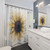 Watercolor Sunflower Shower Curtain