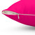 Bright Pink Solid Color Throw Pillow