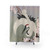 Japanese Crane Shower Curtains - Vintage Asian Bathroom Decor