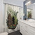 Tiny Sasquatch Shower Curtain with Whimsical Forest Design