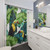 Toucans Tropical Banana Leaves Pattern Shower Curtain