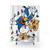 Christmas Shower Curtain with Donald Duck Design