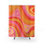 Retro Swirl Abstract Pattern Shower Curtains
