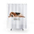 Beagle Shower Curtain - Playful Pup Design