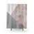 Minimalist Geometric Shower Curtains for Modern Bathroom Decor