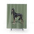 Saluki Dog Breed Shower Curtains