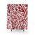 Red Coral Shower Curtains for Bathroom
