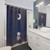 Whimsical Moon Bunny Shower Curtain
