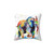 Multicolor Baby Elephant Decorative Pillow
