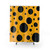 Modern Black Polka Dot Shower Curtain