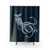 Transparent Underwater Shower Curtains with Sea Emperor Design