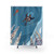 Retro Ski Jumper Shower Curtain