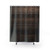 Rustic wood grain texture shower curtain