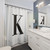 Monogram Initial Shower Curtains
