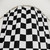 Black and White Checkered Shower Curtain