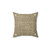 Greek Key Ornament Pastel Gold Throw Pillow