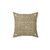 Greek Key Ornament Pastel Gold Throw Pillow